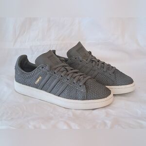 Adidas Campus Grey Cobra Skin Sneakers *Rare* Women's Size 7